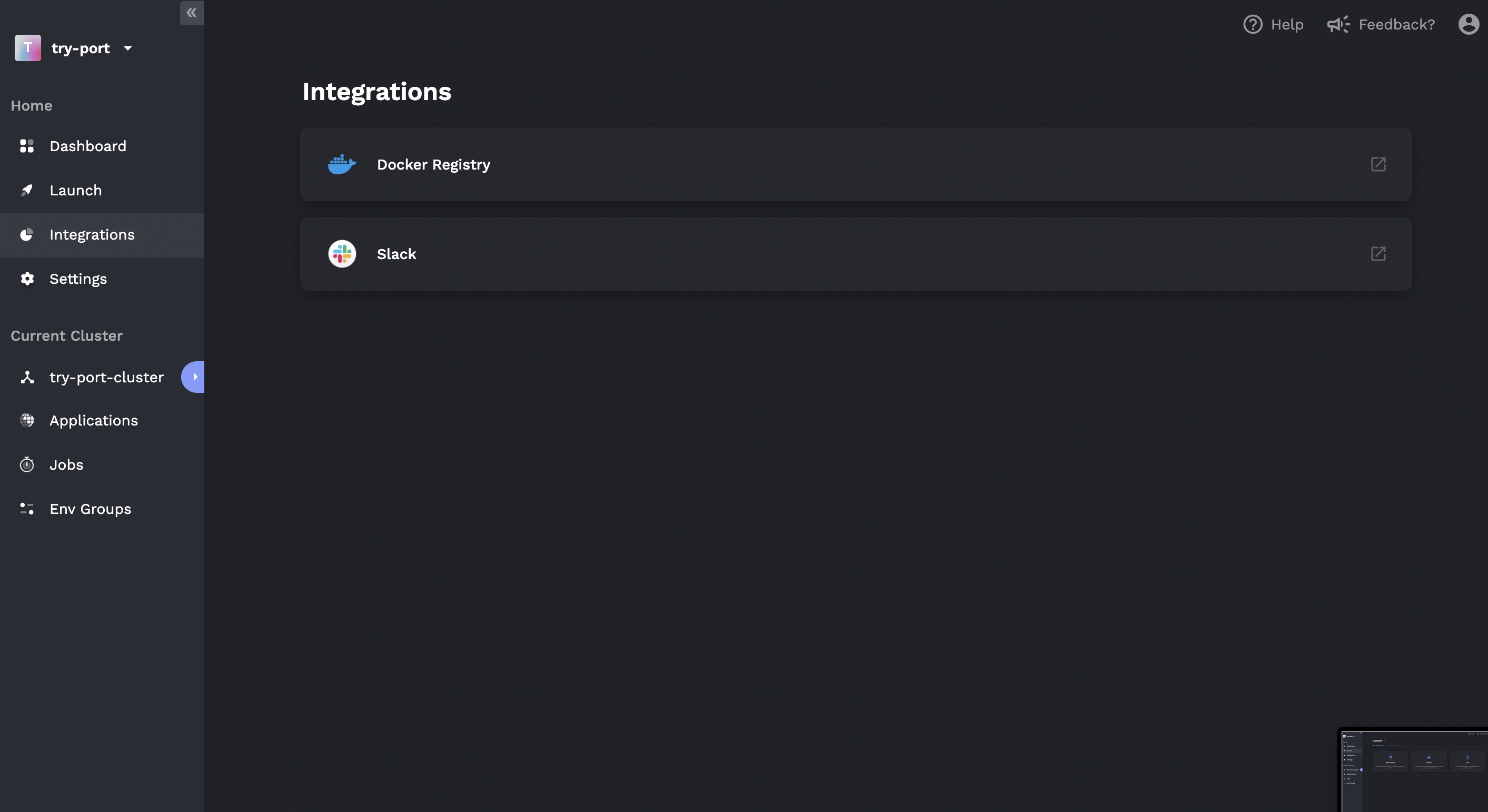 Third-party integrations