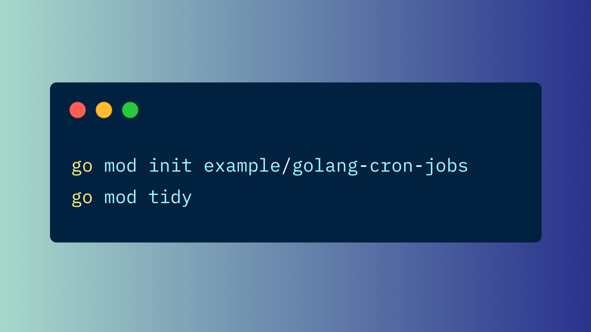 Creating Golang cron jobs